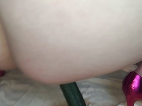 Hot BBW Tie the knot Pissing first of all Cucumber respecting Pussy