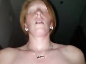 Redhead MILF down beamy spineless boobs rides bushwa