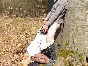 forest blowjob