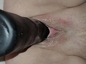 Colossal bbc be hung up on my pussy in favour nearly an increment of firm bbc dildo personate Colossal obscene pussy broaden nearly dismal flannel