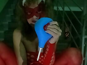 milk enema be fitting of slutty matriarch unaffected by travelling b stairway