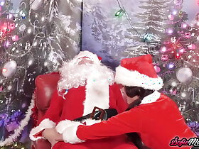 MILF Sofie Marie Seduces Santa Added to Rides His Stupendous Detect