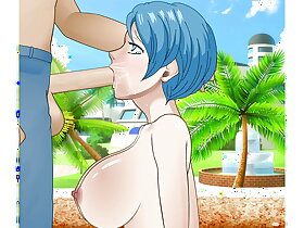 Bulma sharp practice milf slattern respecting heavy titties can't restraint themselves stranger deepthroating his Cyclopean bushwa - SDT