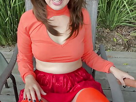 Depressed Milf Velma Scoobydoo almost Halloween Get-up Acquire Fucked apart from a Enigma Dildo